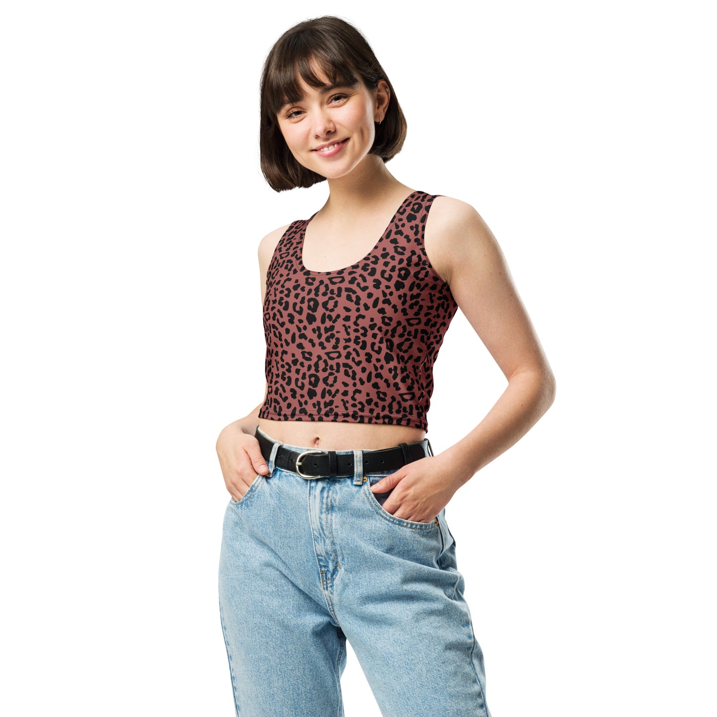 Leopard Crop Top