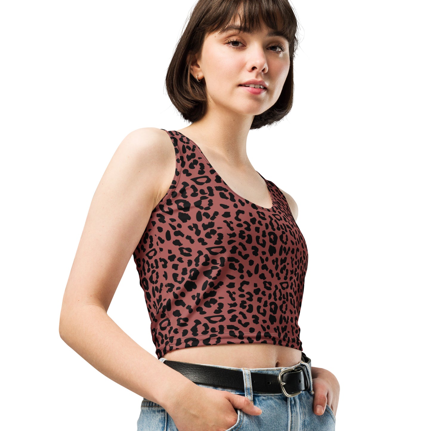 Leopard Crop Top