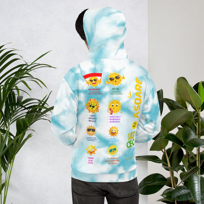 Asoare Hit Cec Blue Unisex Hoodie